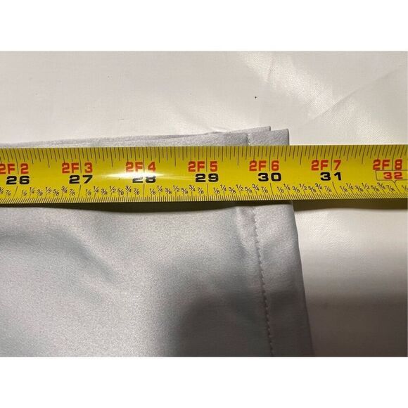 Haute Monde Young Contemporary Womens Wide Leg Satin like Material Pants Silver - Picture 8 of 8